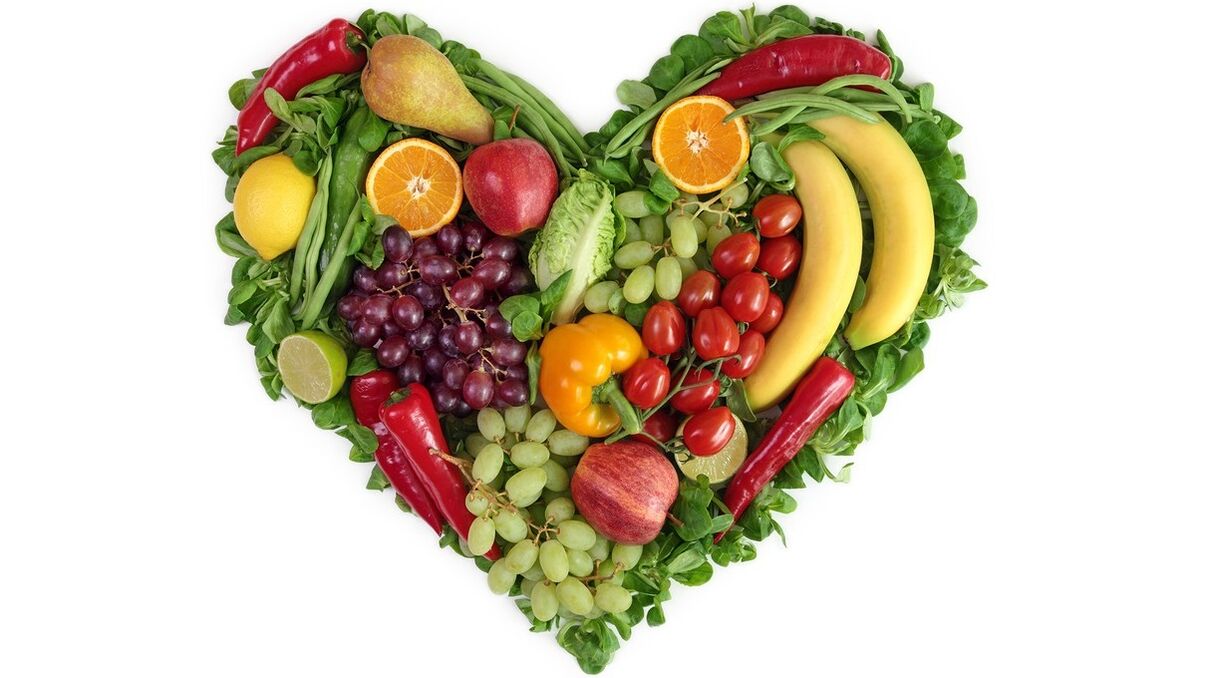 frutta, verdura e verdure per la tua dieta preferita