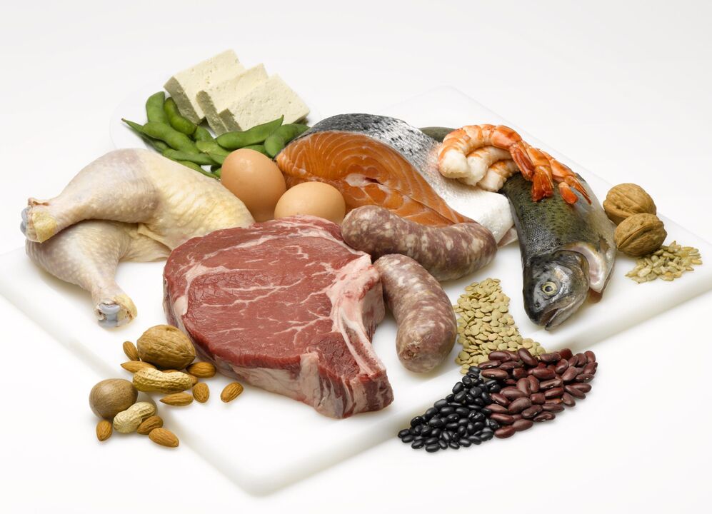 La dieta proteica si basa sul consumo di alimenti che contengono proteine. 